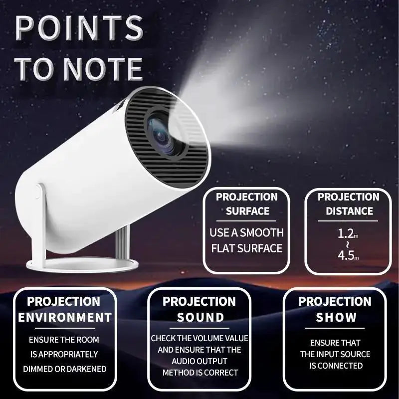 Portable Bedroom Projector