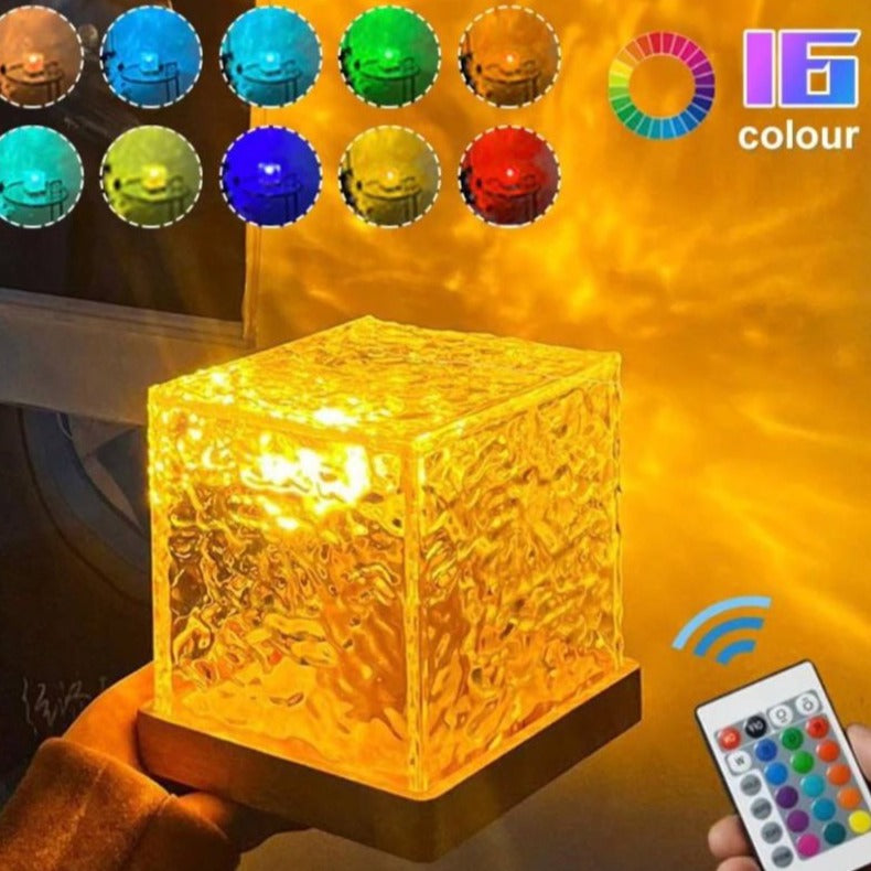 RippleGlow Rotating Lamp 16 Colors